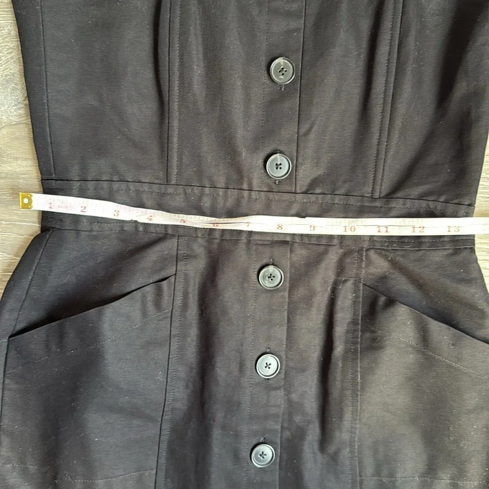 Jenni Kayne Strapless Button Down Placket Dress 2 - Picture 7 of 10